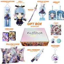 Load image into Gallery viewer, Genshin Impact Gift Box: Exclusive Chibi Keychain & Collectibles Set - Limited Edition