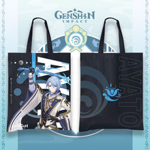 Load image into Gallery viewer, Genshin Impact Canvas Shopping Bag: Exclusive Character-Themed Tote Bags - ShopAnimeStyle