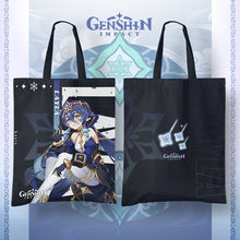 Load image into Gallery viewer, Genshin Impact Canvas Shopping Bag: Exclusive Character-Themed Tote Bags - ShopAnimeStyle