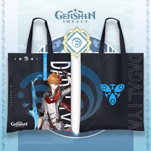 Load image into Gallery viewer, Genshin Impact Canvas Shopping Bag: Exclusive Character-Themed Tote Bags - ShopAnimeStyle