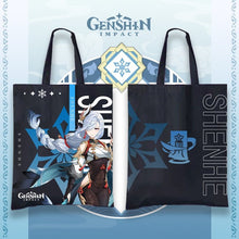 Load image into Gallery viewer, Genshin Impact Canvas Shopping Bag: Exclusive Character-Themed Tote Bags - ShopAnimeStyle