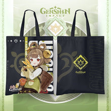 Load image into Gallery viewer, Genshin Impact Canvas Shopping Bag: Exclusive Character-Themed Tote Bags - ShopAnimeStyle