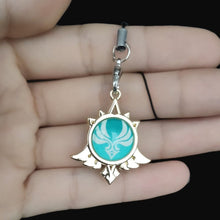 Load image into Gallery viewer, Genshin Impact Vision Keychain: Luminous 7-Element Mobile Phone Pendant - ShopAnimeStyle