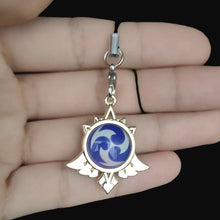 Load image into Gallery viewer, Genshin Impact Vision Keychain: Luminous 7-Element Mobile Phone Pendant - ShopAnimeStyle