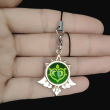 Load image into Gallery viewer, Genshin Impact Vision Keychain: Luminous 7-Element Mobile Phone Pendant - ShopAnimeStyle