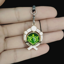Load image into Gallery viewer, Genshin Impact Vision Keychain: Luminous 7-Element Mobile Phone Pendant - ShopAnimeStyle