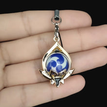 Load image into Gallery viewer, Genshin Impact Vision Keychain: Luminous 7-Element Mobile Phone Pendant - ShopAnimeStyle