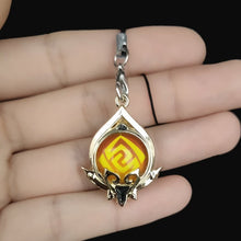 Load image into Gallery viewer, Genshin Impact Vision Keychain: Luminous 7-Element Mobile Phone Pendant - ShopAnimeStyle