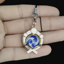 Load image into Gallery viewer, Genshin Impact Vision Keychain: Luminous 7-Element Mobile Phone Pendant - ShopAnimeStyle