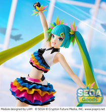 Load image into Gallery viewer, Hatsune Miku Project DIVA MEGA39&#39;s FiGURiZM Hatsune Miku (Catch the Wave) Figure
