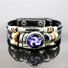Cargar imagen en el visor de la galería, Genshin Impact Luminous Leather Bracelet - ShopAnimeStyle
