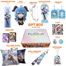 Load image into Gallery viewer, Genshin Impact Gift Box: Exclusive Chibi Keychain &amp; Collectibles Set - Limited Edition
