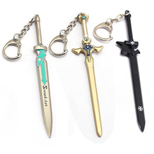 Load image into Gallery viewer, Metal Sword Art Online Keychain - ShopAnimeStyle
