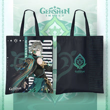 Load image into Gallery viewer, Genshin Impact Canvas Shopping Bag: Exclusive Character-Themed Tote Bags - ShopAnimeStyle
