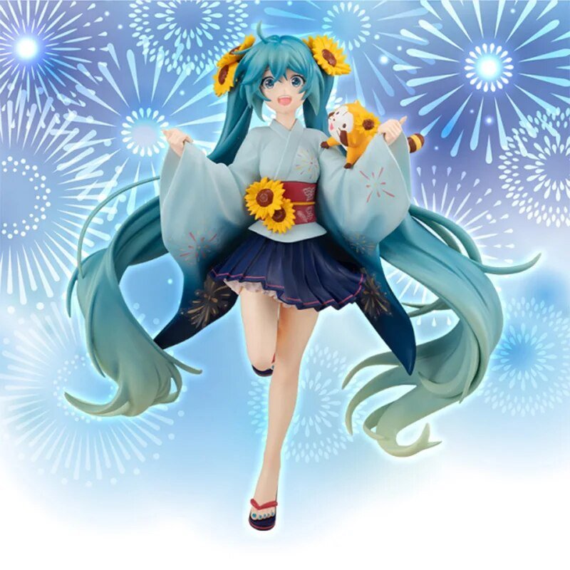 Hatsune Miku Araiguma Rascal Summer Fest Figure - Vocaloid - FuRyu - ShopAnimeStyle